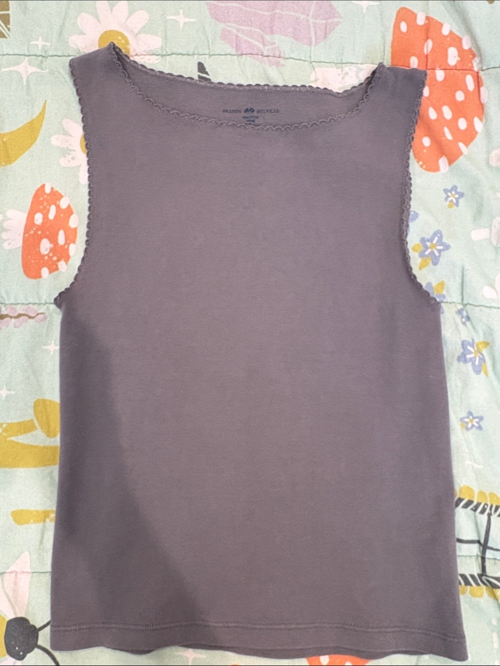 Brandy Melville NWOT Gray Cotton Tank